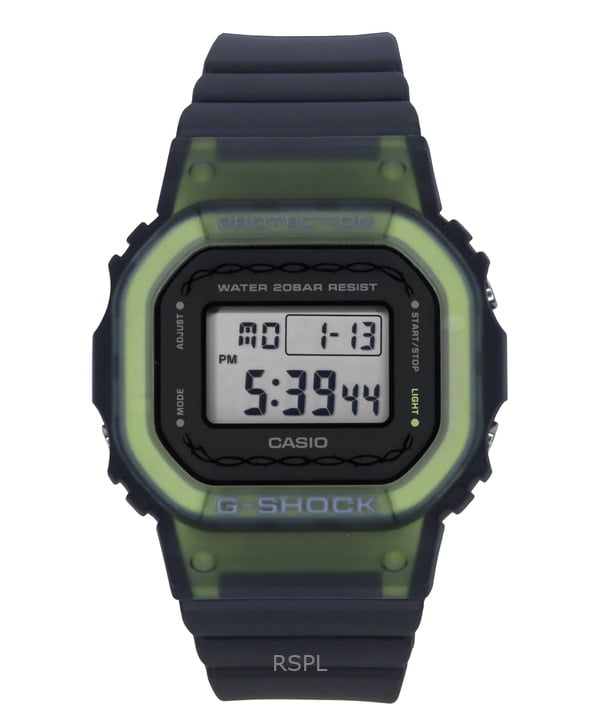 Casio Men's G-Shock Digital Atomic Solar Resin Watch with Black