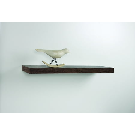Plank Floating Wall Shelf, Oak, 35.4