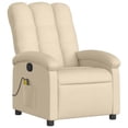thumbnail image 5 of Sillón Reclinable con Masaje Casafoyer de Tela Crema, 5 of 5