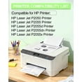 thumbnail image 4 of GREENCYCLE 6 Pack Compatible CE505X Black Toner Cartridge Replacement for 05X High Yield Toner Use with Laserjet P2050 P2055 P2055d P2055dn P2055x Series Printer, 4 of 6