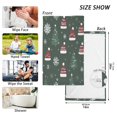 thumbnail image 6 of Yayeee 2 Pack Hand Towels for Bathroom 100% Cotton 16" x 28" Soft Absorbent Kitchen Towel, Green Christmas Hats, 6 of 7