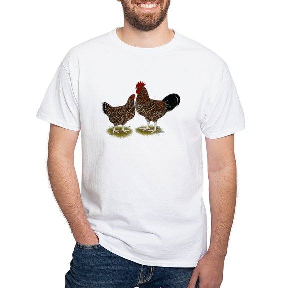 CafePress - Speckled Sussex Chickens White T Shirt - Men's Classic T-Shirts