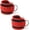 Red, variant on Minzimin Ankle Straps Ankle Resistance Bands Wrist Cuffs Padded Straps Adjustable Fitness Glute Kickback D-Ring for Cable Machine Gym Foot Leg Training Brace Support, Leg Pulley Attachment Kickback S