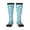 2 Black-1, variant on Cartoon Teeth print thigh-high socks, crafted for both men and women with a stretchy, high-opaque design perfect for daily wear