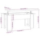 thumbnail image 3 of Mesa de Centro Casafoyer Blanca de Madera Tecnológica con Almacenamiento, 3 of 5
