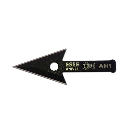 Esee Knives Arrowhead Fixed Blade Survival Knife 2 1/2 Spear Point Black