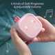thumbnail image 4 of Digital Alarm Clock for Bedroom, Night Light for Kids, with Thermometer, Dual Alarm, Voice Control, Dinosaur al, 4 of 5