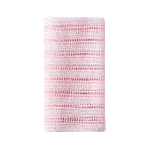 Extra Long Exfoliating Towel for Back and Body Scrub 10 Inch by 40 Inch Textured Shower Scrub Cloth Deep Exfoliation Removes Dead Skin Cells Unisex Bath Towel with Stripes Durable Fast Drying