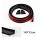 thumbnail image 4 of Rear Spoiler Wing Rubber Rear Trunk Spoiler Wing Car Exterior Replacement Accessories, 4 of 5