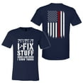 thumbnail image 2 of FLAGWIX Funny Gifts For Men - That's What I Do I Fix Stuff And I Know Things, Dad, Grandpa Gifts - Mens Shirts, 2 of 5