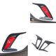 thumbnail image 2 of 4 Piezas Fibra de Carbono Luces Traseras Antiniebla Cubierta del de la Lámpara para Focus Hatchback Mk4 2019-2020, 2 of 5