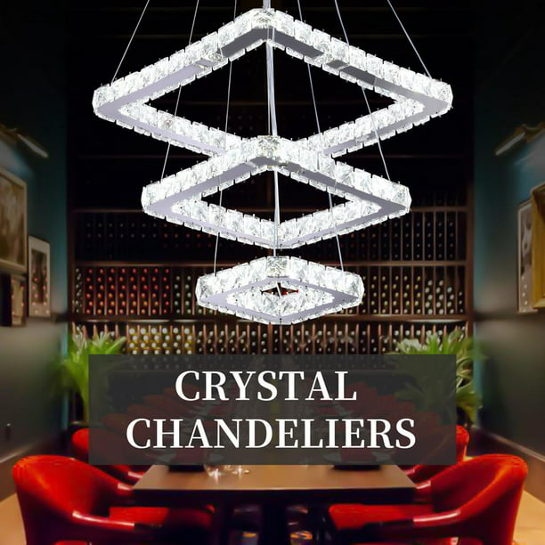 Modern Crystal Chandelier, Modern Crystal Chandelier For Dining Room