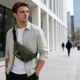 thumbnail image 6 of Simple Elegant Bag, Oxford Fabric Chest Bag, Large Capacity Crossbody Pouch, Multi Layered Waist Pack, 17 Inch Lightweight Casual Backpack for Outdoor and Sports, 6 of 7
