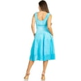 thumbnail image 2 of Sakkas Spring Maiden Ombre Peasant Dress - Blue - One Size, 2 of 5