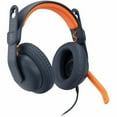 thumbnail image 3 of Logitech Zone Learn USB-A Stereo Computer Headset Blue/Orange (981-001378), 3 of 8