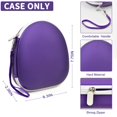 thumbnail image 4 of Funda para auriculares PAIYULE compatible con Sony WH-CH720N, color morado, 4 of 7