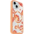 thumbnail image 4 of OtterBox iPhone 15, iPhone 14, and iPhone 13 Symmetry Series Clear Case - FUNGI (Orange), snaps to MagSafe, ultra-sleek, raised edges protect camera & screen, 4 of 11