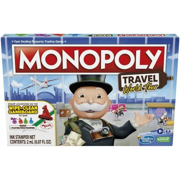 JENGA building blocks tabletop game Monopoly travel country toys