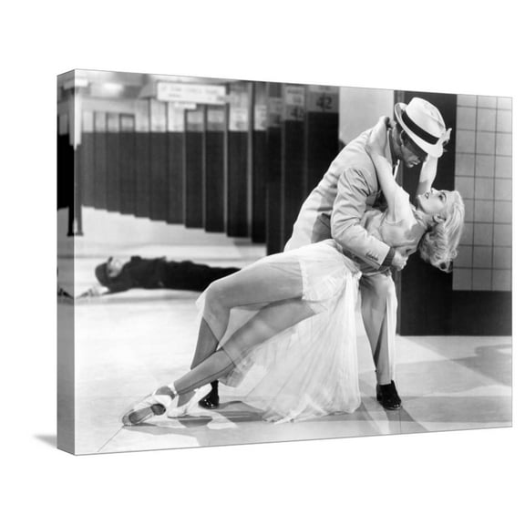 Art.com The Band Wagon, from Left, Fred Astaire, Cyd Charisse, 1953 Stretched Canvas Print Wall Art, 24" x 18"