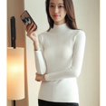 thumbnail image 1 of Chandail à Col Roulé Femme Mode 2021 Nouveaux Hauts Extensibles Femme Chandails Tricotés Couleur Bonbon Manches Longues Chandail Tricoté de Base, 1 of 5