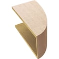 thumbnail image 6 of 10"W x 10"D x 20"H Wide Durham Rough Cedar Woodgrain TimberThane Corbel, Primed Tan, 6 of 6