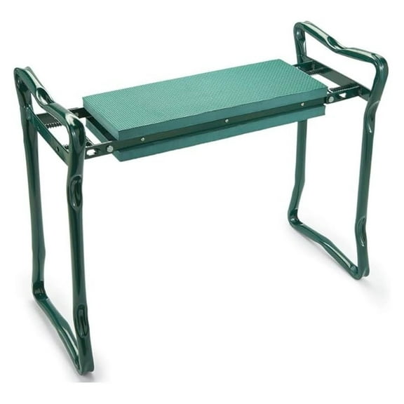 Folding Gardening Kneeler with Soft Cushion Sitting Seat Pad