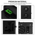 thumbnail image 4 of Interruptor De Faro De Coche + Interruptor De Luz Antiniebla De Repuesto Para Cadillac Compatible Con Chevrolet Compatible Con Gmc Compatible Con Hummer 9381535 15194803 15143597 15076588 Sweethay VI003520-00, 4 of 7