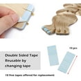 thumbnail image 2 of AmPm Tape In Hair Extensions Human Hair 20pcs 12 Inch 40g /Dark Blonde/ Ombre 100% Remy Human Hair Balayage Rooted Hair Invisible Seamless Skin Weft Double Side Tape for Women, 2 of 7