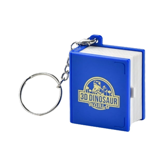Juguetes de Dinosaurios 3D para Niños Mini Llavero PopUp Mini Figuras de Dinosaurios Libro Pequeño Regalo para Cubo Azul Verde