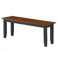 thumbnail image 4 of Home Square 3-Piece Set with 2 Dining Chairs & Bench in Black/Cherry, 4 of 4