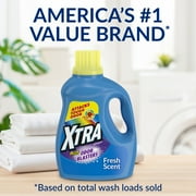 XTRA Laundry Detergent Liquid Plus Odor Blasters, 131 Loads, 203.1 Fl Oz