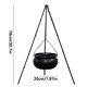 thumbnail image 4 of Teissuly Halloween Outdoor Decorations - Large Cauldron Halloween Decor on Tripod with Timer Lights - Plastic Cauldron Witches Halloween Decorations for Porch Yard Outdoor Teissuly WER202310160742, 4 of 9