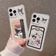 thumbnail image 4 of Kuromi My melody-funda bonita para iPhone, carcasa transparente anticaída, compatible con modelos 16, 15, 14, 13, 12, 11 Mini Pro Max, X, XR, XSMax, 6S, 6, 7, 8 Plus, 4 of 5