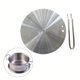thumbnail image 5 of Stainless Steel Induction Diffuser Plate for Heat Transfer Detachable Handle, 5 of 7