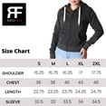 thumbnail image 4 of Red Fox Women's Casual Slim-Fit Fleece Full-Zip Athletic Hoodie Jacket with Pocket - Active, Running, Workout, 4 of 4