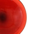 thumbnail image 4 of Achla Designs Crackle Glass Birdbath Decoration with Rail Mount, Tomato Red, 4 of 10