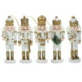 thumbnail image 4 of 5pcs Nutcracker Hanging Decoration Xmas Tree Nutcracker Soldier Ornament Wood Nutcracker Craft, 4 of 8