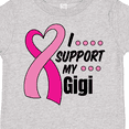 thumbnail image 4 of Inktastic Breast Cancer Awareness I Support My Gigi with Pink Ribbon Boys or Girls Toddler T-Shirt, 4 of 5