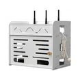 thumbnail image 3 of stanreset Router Storage Box Wall-mounted Set-Top Box Rack Patch Panel Bracket Lightweight Portable Storage Shelf Strong Bearing Capacity, 3 of 7