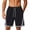 (Casual 87)Black, variant on Mens Big & Tall Shorts Casual Breeches Summer Fashion Solid Color Basketball Thin Breathable Loose Sports Dry Short Pants Plus Size
