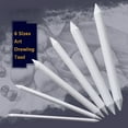 BINGLI Blending Stump, 6 PCS Tortillions Blending Pencil Oil Pastel Blending Tools Shading