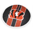 thumbnail image 1 of Falda de árbol de Navidad con flecos y felpa de los Bengals, decoración interior navideña con los colores del equipo de fútbol, colores brillantes, fácil de instalar, el mejor regalo para los, 1 of 8