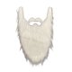 thumbnail image 1 of Guardurnaity Barba de Papá Noel, divertida y elástica, accesorio facial novedoso, larga, peluda, suave y para fiestas, disfraz de Navidad. Disfraces de disfraces blanco, 1 of 6