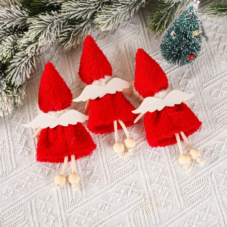 Christmas Tree Knitted Small Pendant, Christmas Tree Doll Pendant