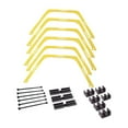 thumbnail image 3 of jinwen Hex Agility Rings, Soccer Agility Ladder, Multifunction Agility Football Rings, Agility Training Rings, Hexagon Agility Rings Yellow, 3 of 9
