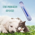 thumbnail image 4 of Cuchara De Alimentación Exprimidor de tiras para gatos, alimentador de alimentos líquidos para perros y mascotas, suministro para comer (azul claro) Tmvgtek Libre de BPA, 4 of 7