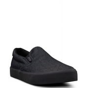 Lugz Men's Clipper Classic Slip On Fashion Sneakers Black Size 12 D