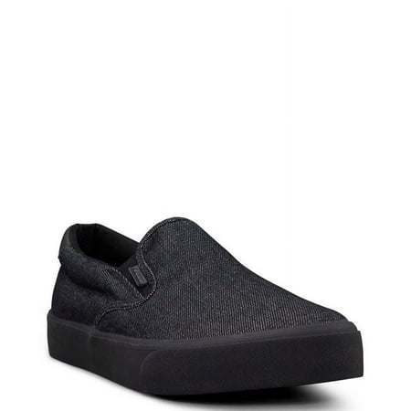 Lugz Men's Clipper Classic Slip On Fashion Sneakers Black Size 12 D