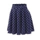 thumbnail image 4 of Minifalda clásica con cintura elástica para mujer: falda elegante y casual de corte A, 95 % poliéster, tallas reales, para todas las estaciones - S-XXL, 4 of 6