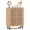 Light Brown, variant on Fnova 6-Tier Farmhouse Cabinet with Adjustable Shelves, Side Cabinet & Shoe Storage, Shutter Doors, Wood & Metal, for Entryway, Hallway, Living Room, Bathroom